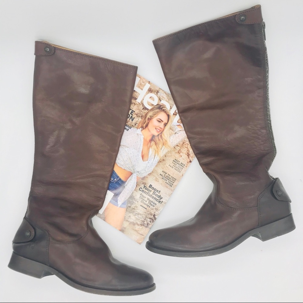 Frye Dark Brown Boots size 7.5 B